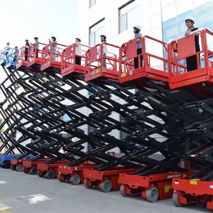 Táblaí ardaitheoir soghluaiste faoi thiomáint ceallraí