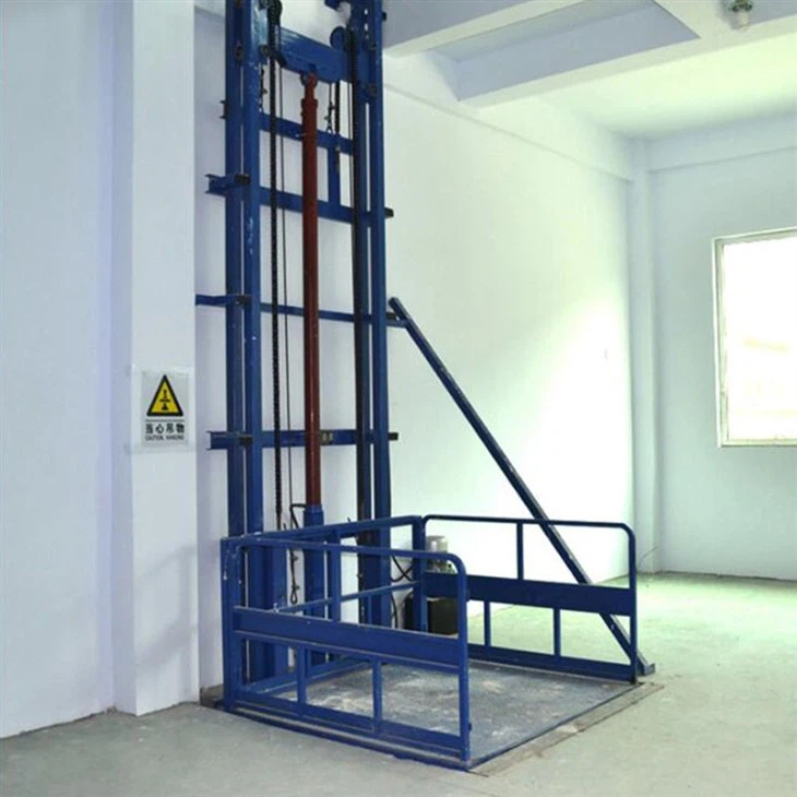 Guide Rail Goods Lift