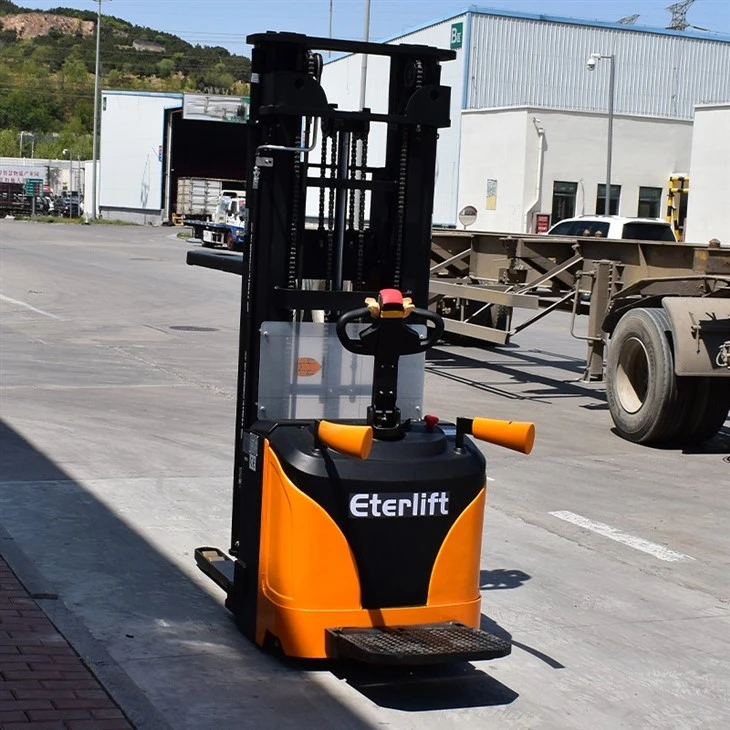 Stand-on Pallet Stacker Truck
